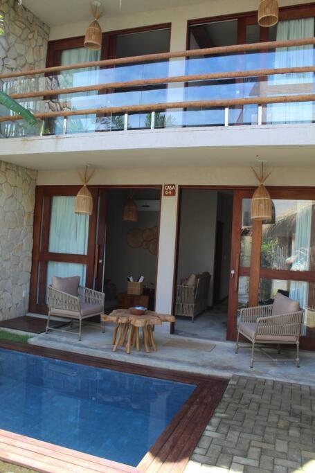 Casa De Luxo Na Praia Do Patacho - Cond. Azulu, Casa 04 Villa Pôrto de Pedras Exteriör bild